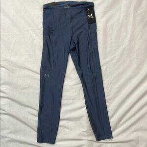 NWT Under Armour High Rise Ankle Compression Leggings in Moody Blue, Ladies’ S